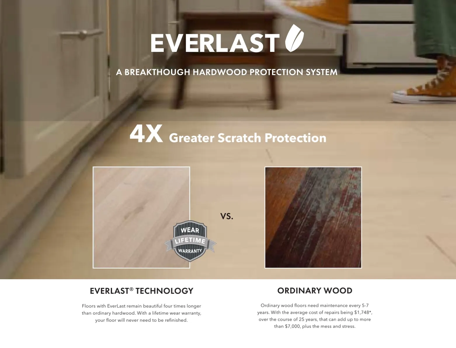 Everlast Scratch Protection | Custom Carpet Centers